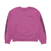Chrome Hearts Matty Boy Spider Web Crewneck Purple