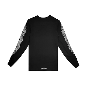 Chrome Hearts Floral Logo Thermal Long Sleeve T-Shirt
