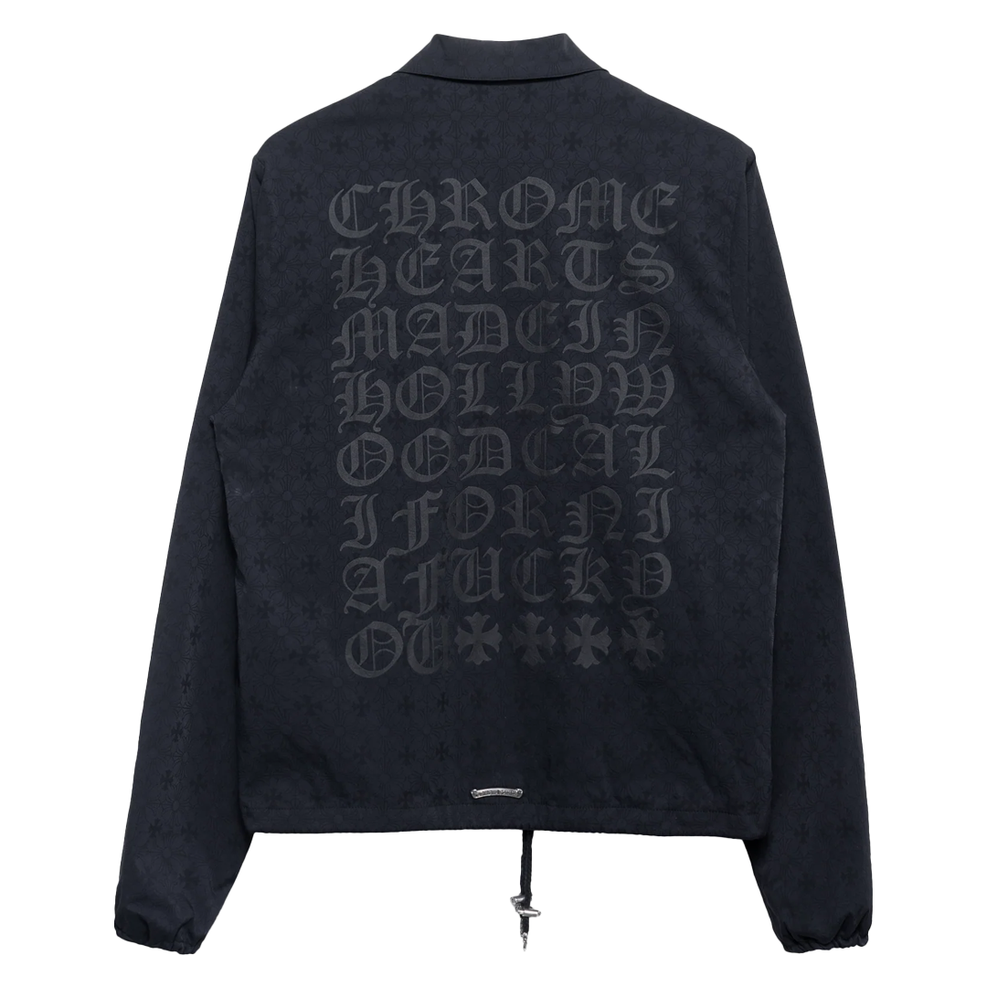 Chrome Hearts Eye Chart Motif Nylon Jacket