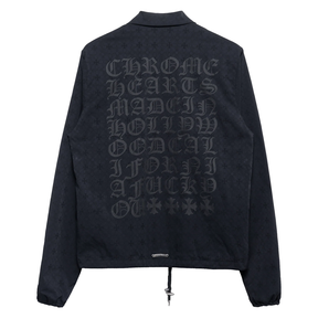 Chrome Hearts Eye Chart Motif Nylon Jacket