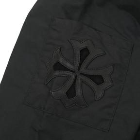 Chrome Hearts Triple Cross Patch Racing Jacket Black