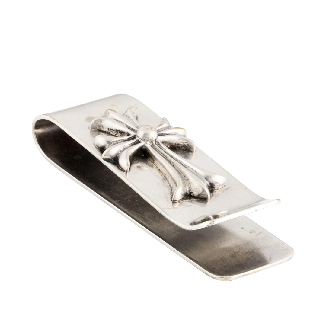 Chrome Hearts Silver Cross Money Clip