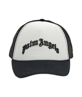Palm Angels Curved Logo Trucker Hat