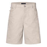 Louis Vuitton Damier Beige 3D Light Denim Shorts