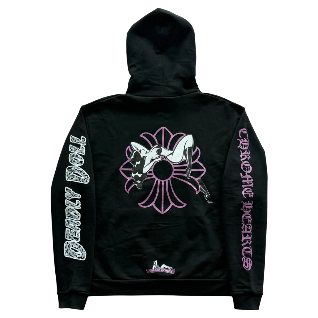 Chrome Hearts x Deadly Doll Hoodie Black