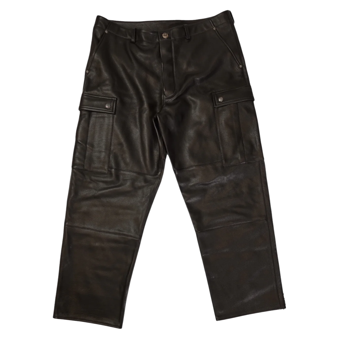 Chrome Hearts Devil Dogs Leather Cargo Pants