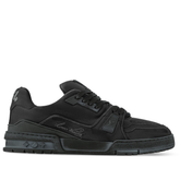 Louis Vuitton Trainer Distressed Sneaker Black