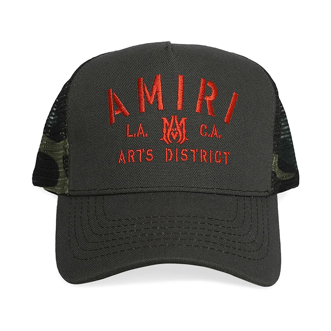 Amiri Arts District Trucker Hat Military Green