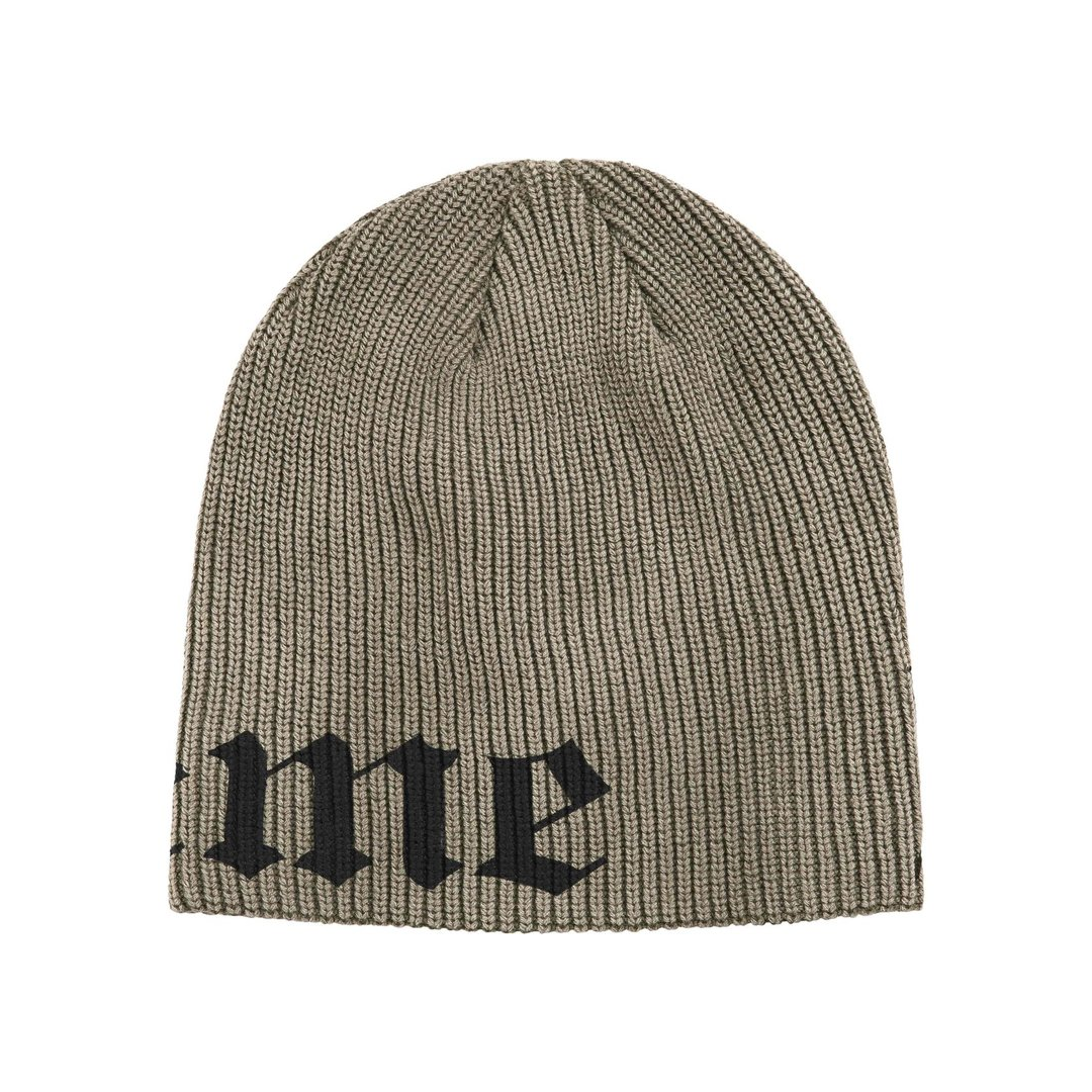 Supreme Old English Printed Beanie Olive