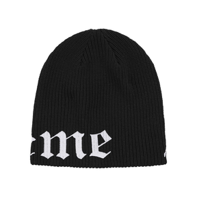 Supreme Old English Printed Beanie Black
