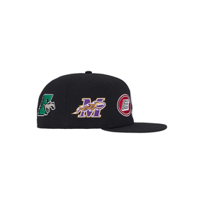 Supreme Mascots S Logo New Era® Fitted Hat Black