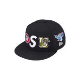 Supreme Mascots S Logo New Era® Fitted Hat Black