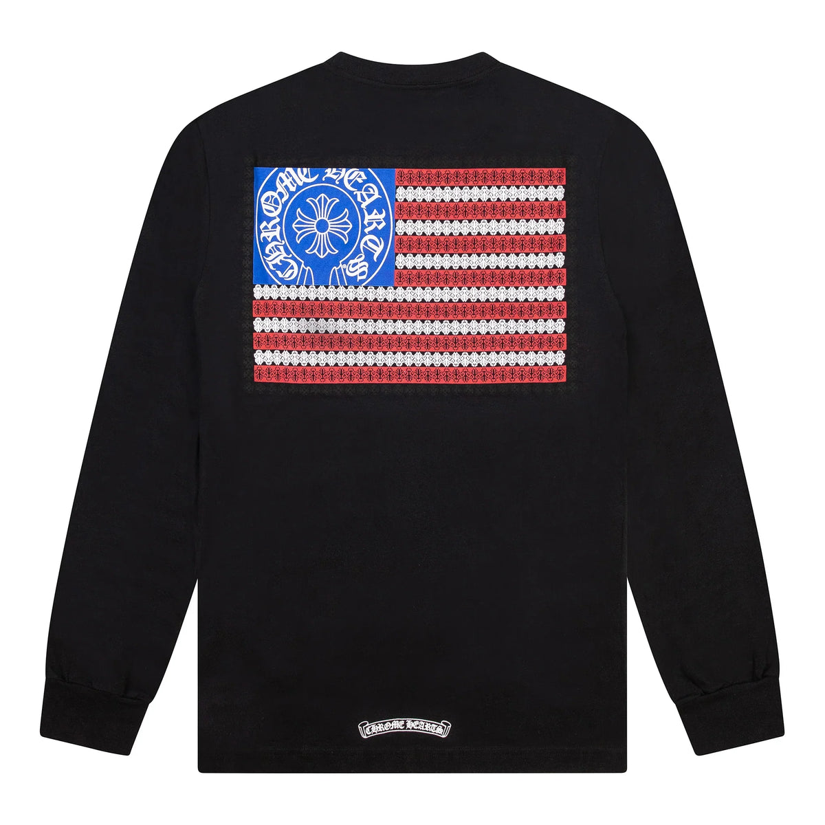 Chrome Hearts American Flag Long Sleeve T-Shirt
