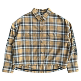Chrome Hearts Workn Flannel Shirt Yellow/Black