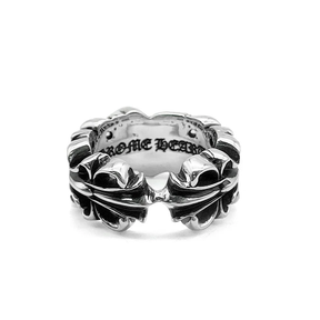 Chrome Hearts Double Floral Heart Ring