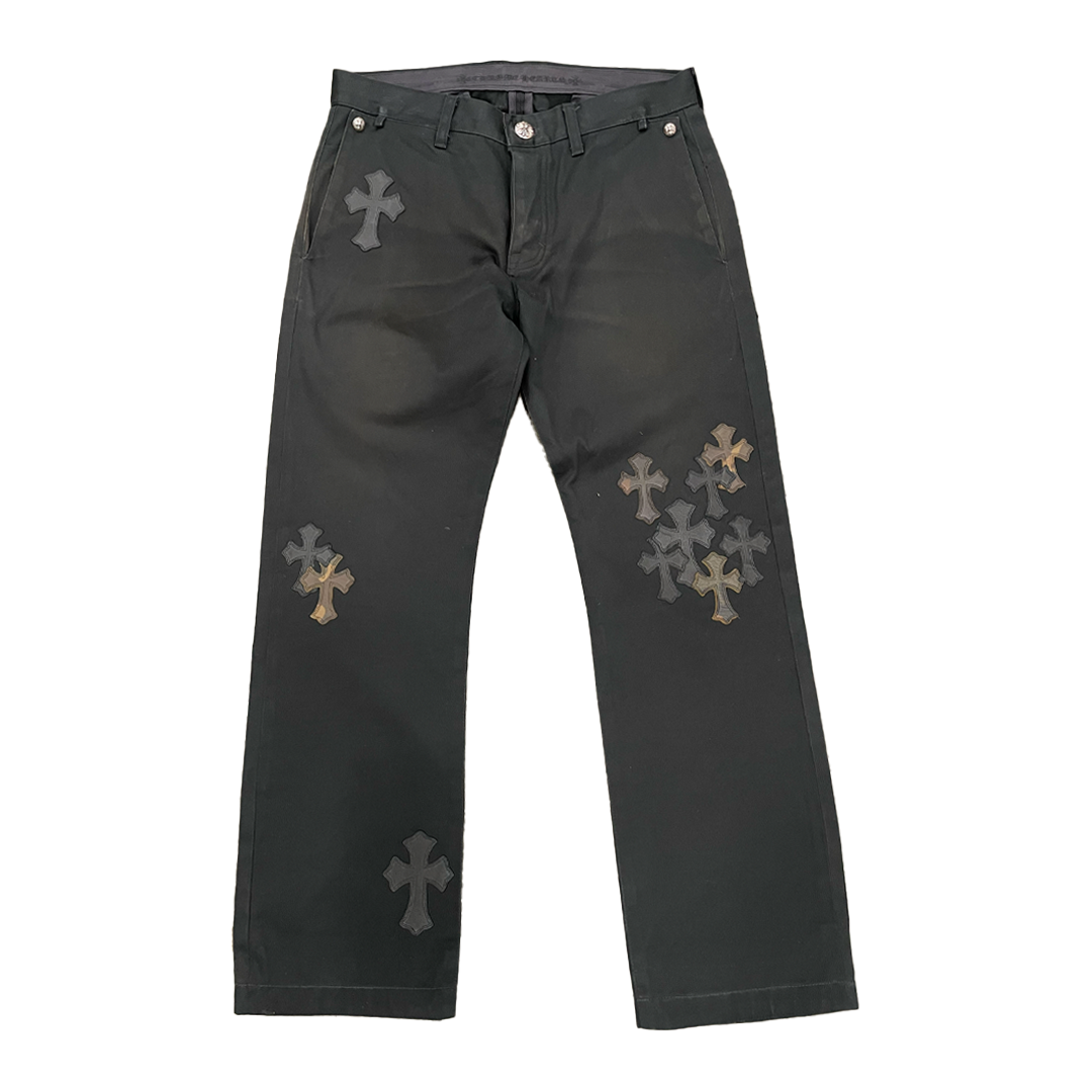 Chrome Hearts Flooded Back Camo Cross Patch Chino Pants