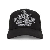 Amiri Pegasus Trucker Hat Black
