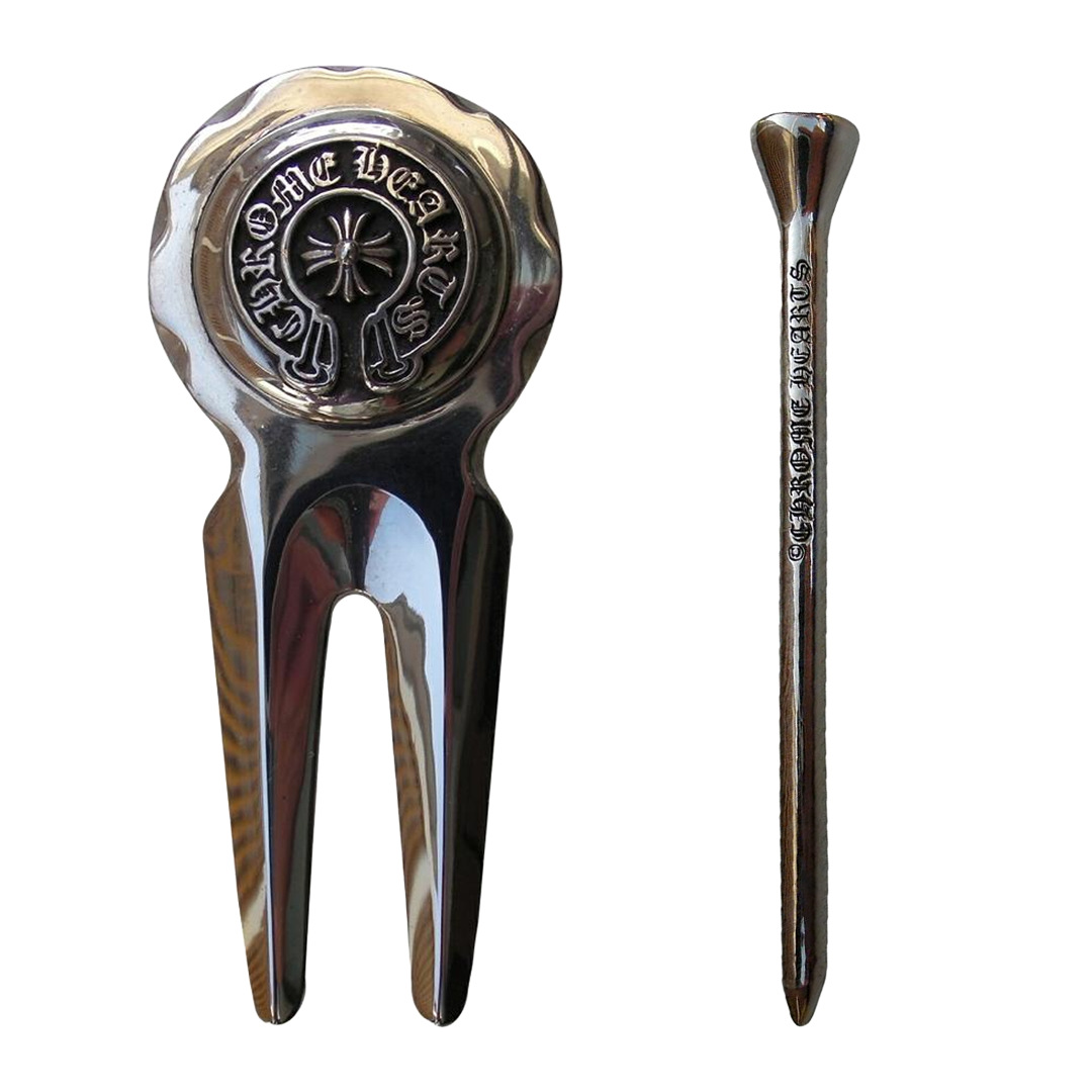 Chrome Hearts Silver Golf Tee & Divot Set
