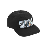 Supreme Embroidered Money Logo 6-Panel Black