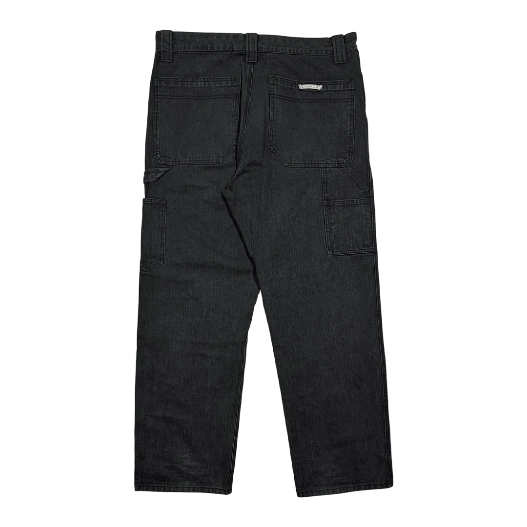 Chrome Hearts Herringbone Carpenter Pants Black