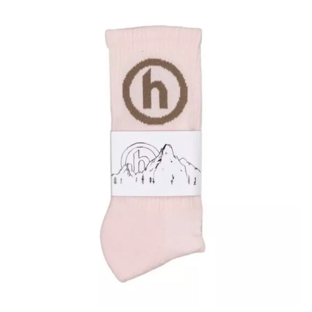 Hidden NY Crew Socks Pink/Brown