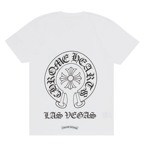 Chrome Hearts Las Vegas Horseshoe Exclusive T-Shirt White