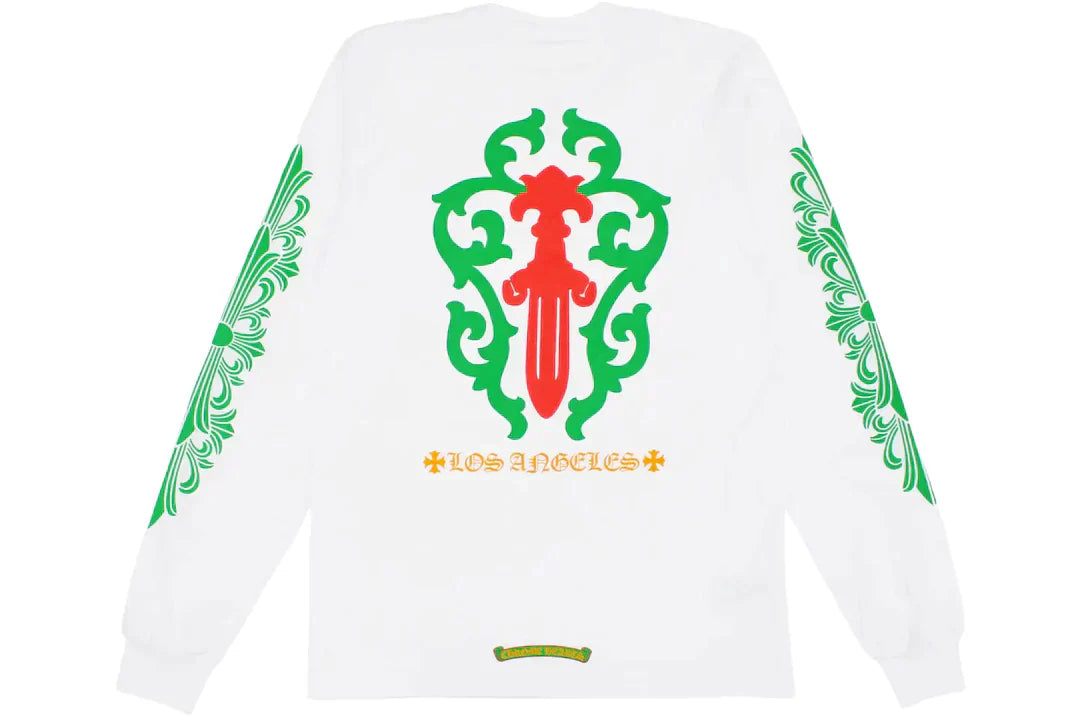 Chrome Hearts Los Angeles Exclusive Long Sleeve T-shirt White