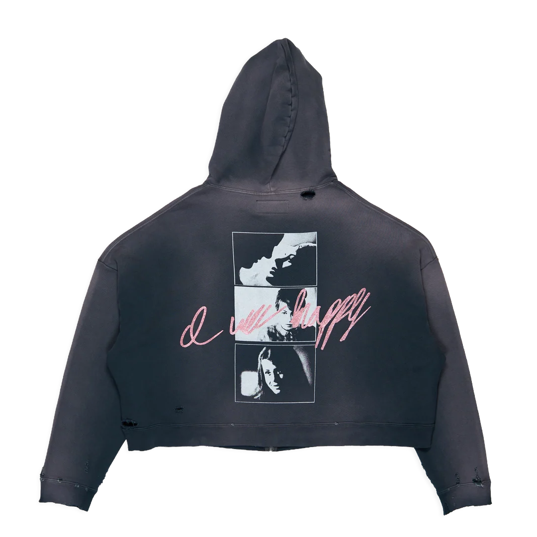 Park LA I Was Happy Zip-Up Hoodie