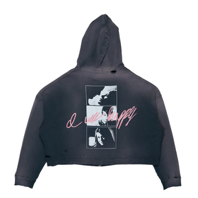 Park LA I Was Happy Zip-Up Hoodie