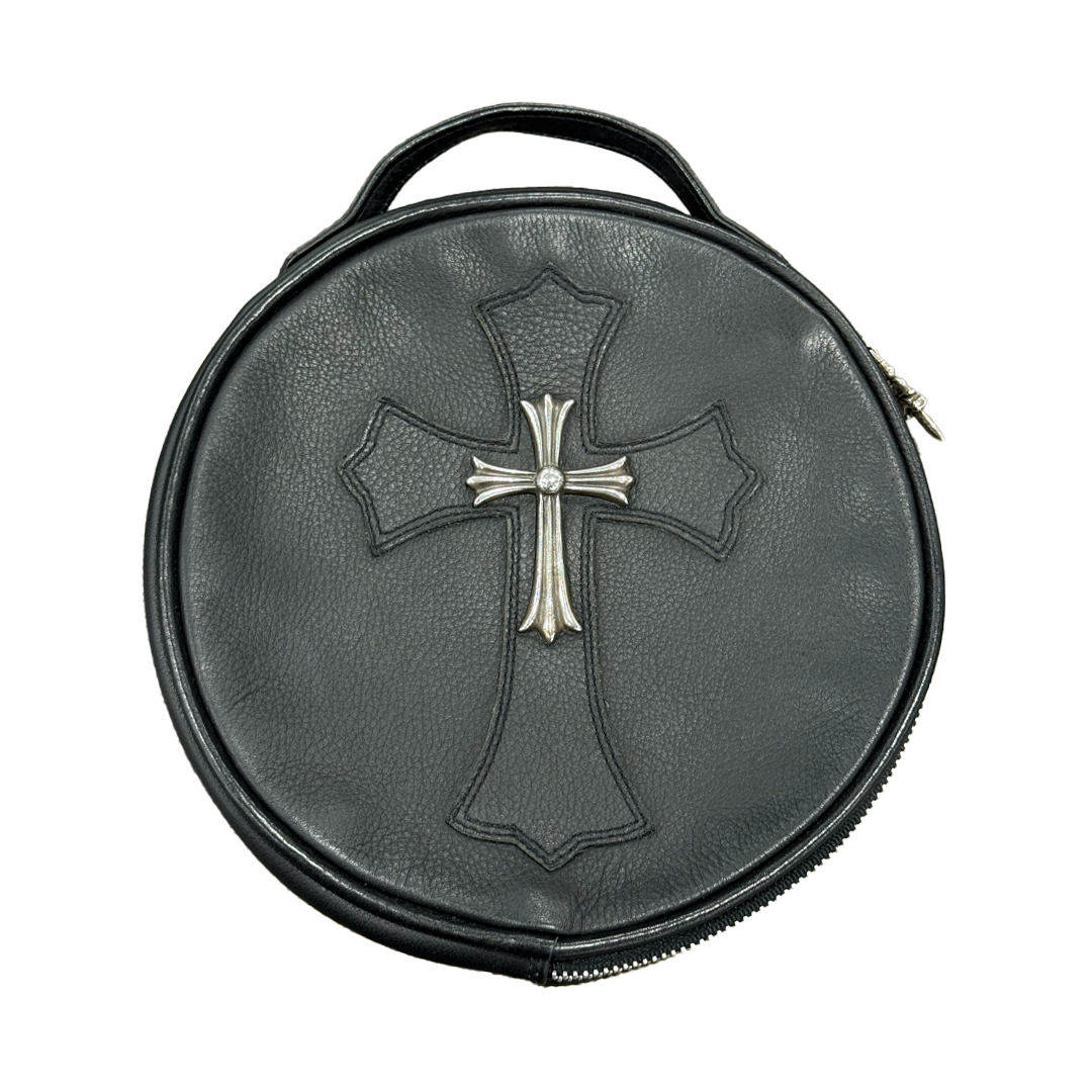 Chrome Hearts Leather & Silver Jumper Cables Case