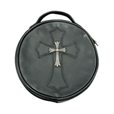 Chrome Hearts Leather & Silver Jumper Cables Case