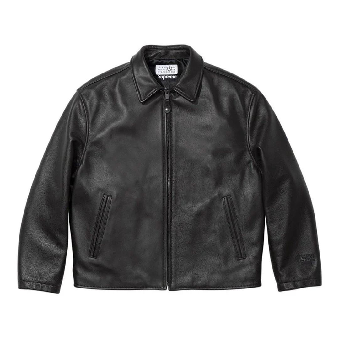 Supreme x MM6 Maison Margiela Schott Eagle Leather Jacket