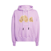 Palm Angels Teddy Bear Hoodie Lilac