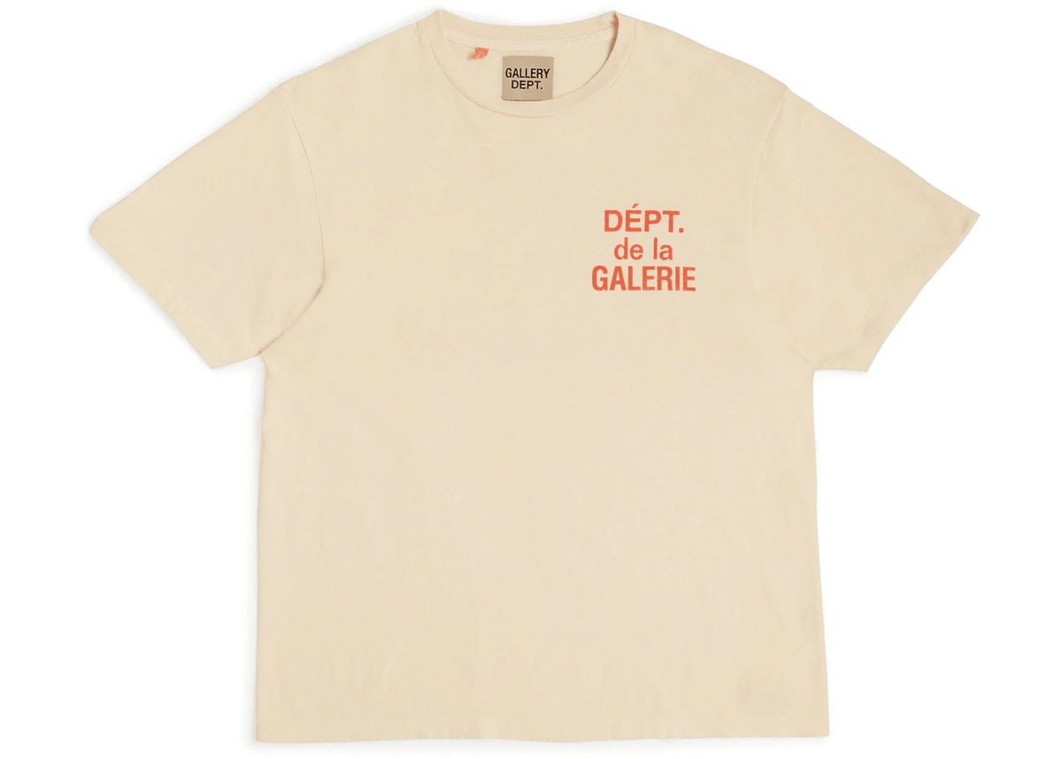 Gallery Dept. French Souvenir T-Shirt Cream/Orange