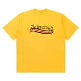 Balenciaga Hand Drawn Political Campaign T-Shirt Maize Yellow