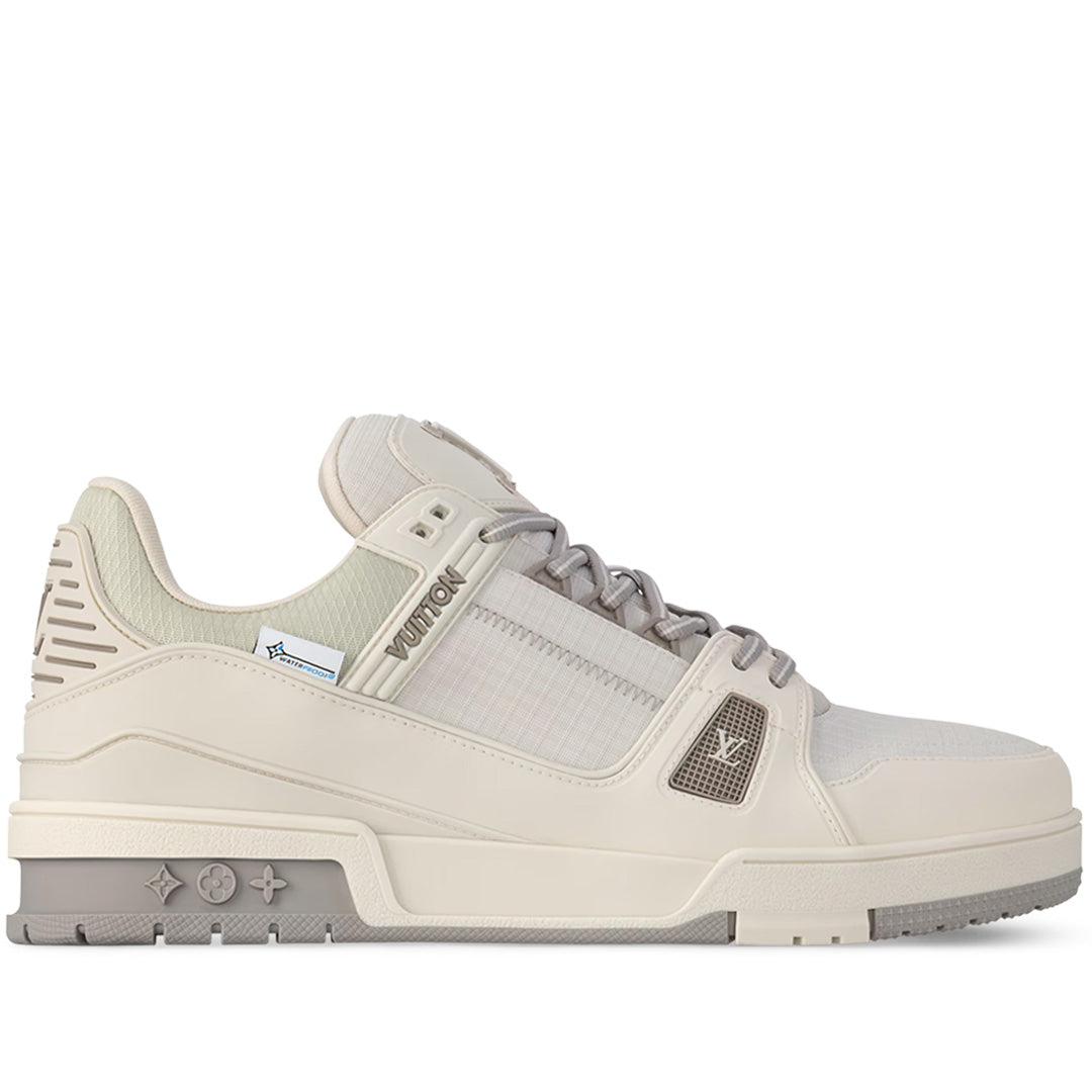 Louis Vuitton Trainer White Grey