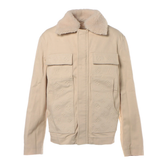 Louis Vuitton Monogram Workwear Jacket with Shearling Collar