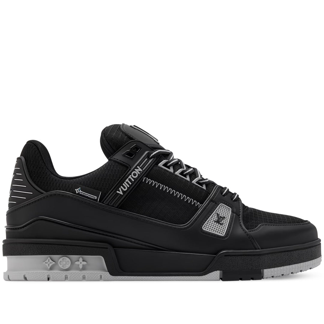 Louis Vuitton Trainer Sneaker Black Grey