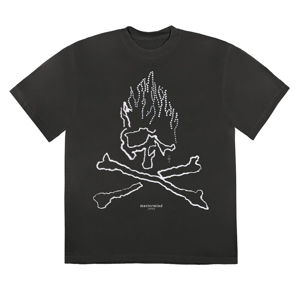 Travis Scott Cactus Jack Mastermind Skull T-shirt Black