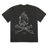 Travis Scott Cactus Jack Mastermind Skull T-Shirt Black