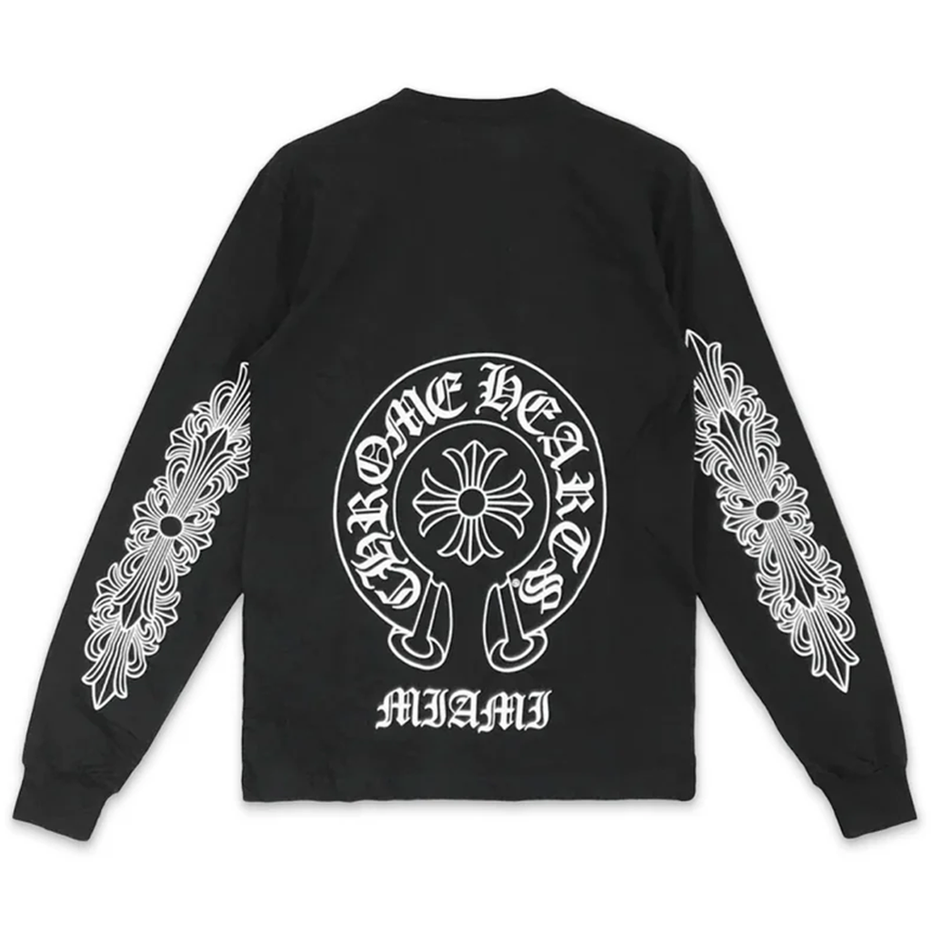 Chrome Hearts Miami Exclusive Long Sleeve T-Shirt Black | Kenshi