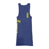 Chrome Hearts Script Logo Tank Top Navy & Yellow