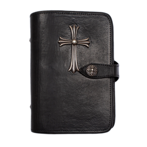 Chrome Hearts Leather & Silver Note Book