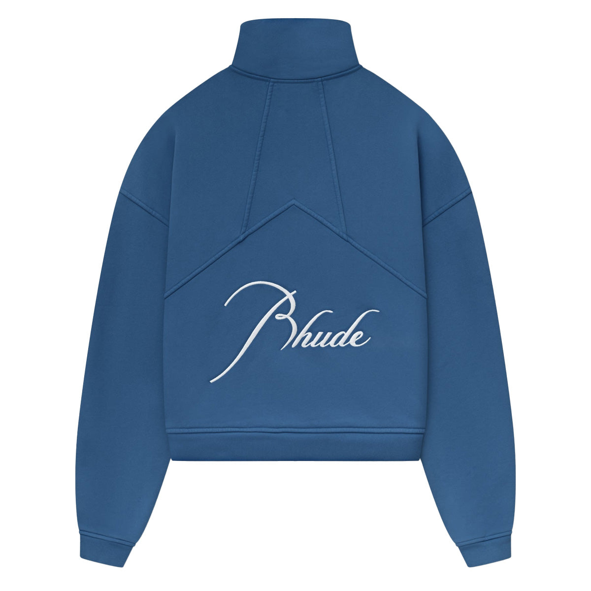 Rhude Script Logo Quarter Zip Vintage Midnight Navy