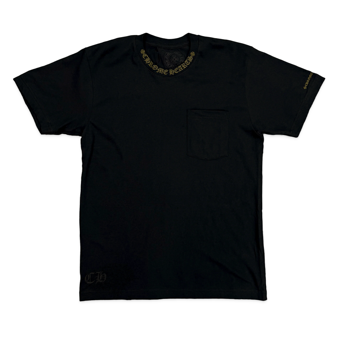 Chrome Hearts Neck Logo T-Shirt Olive