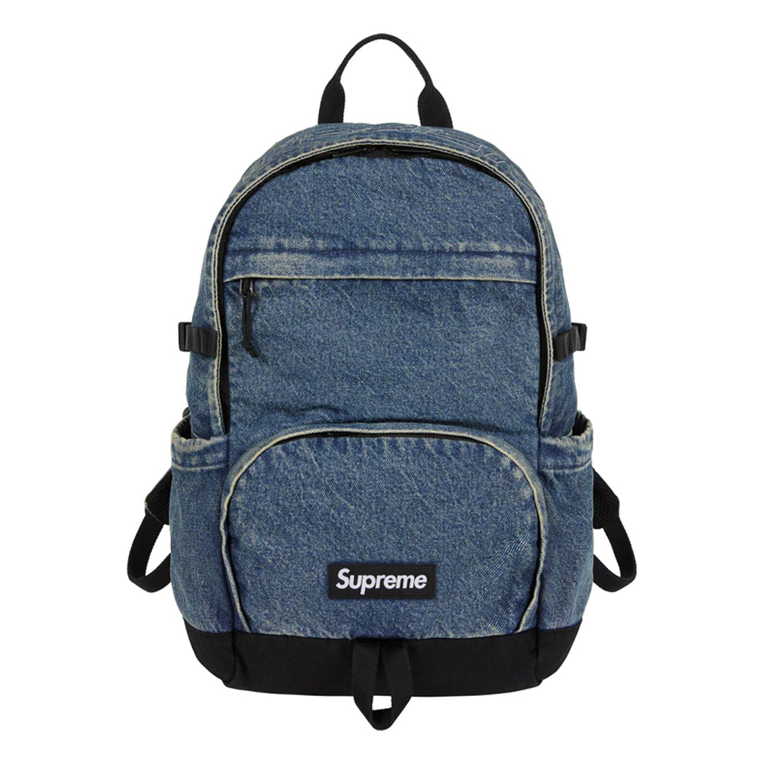Supreme Denim Backpack Washed Indigo