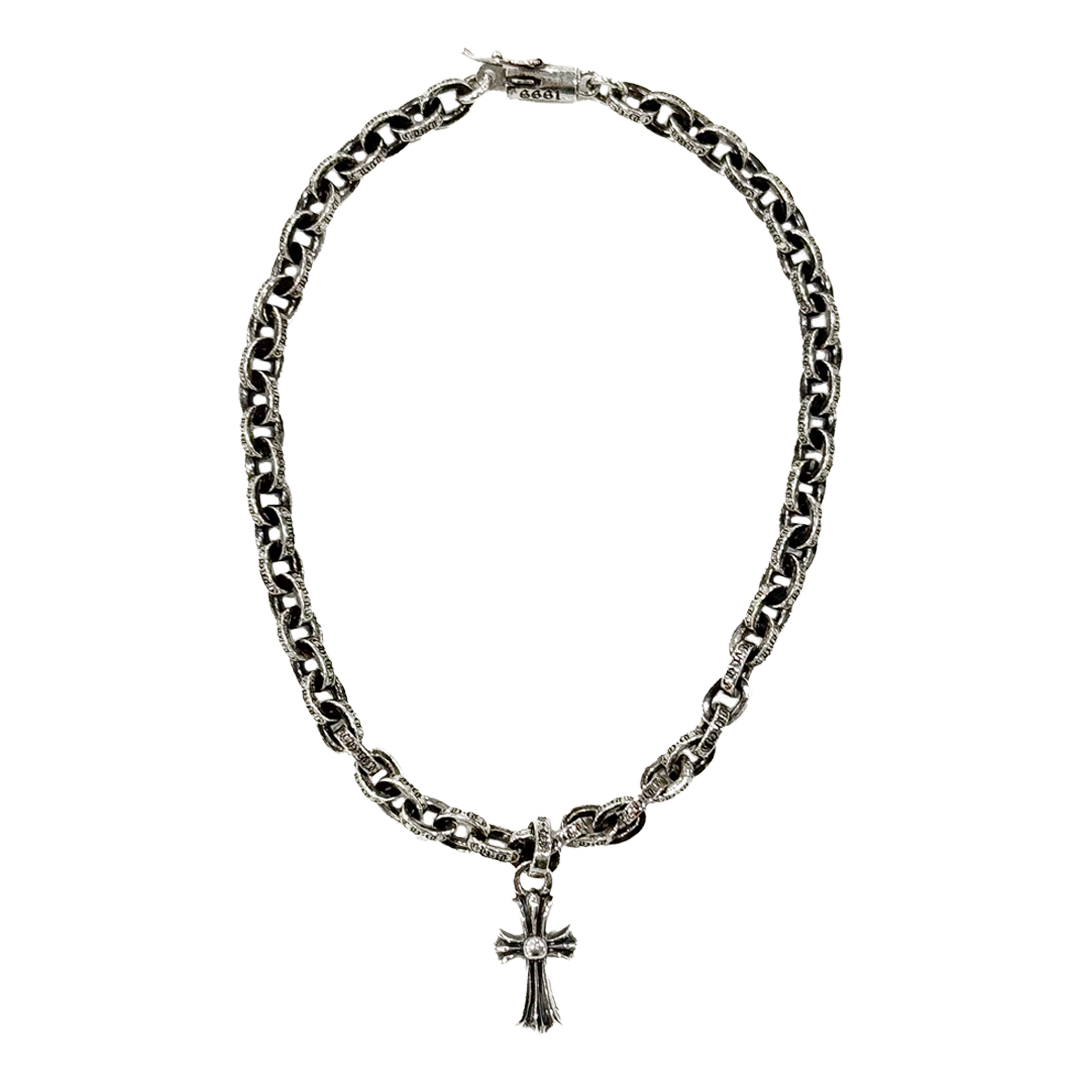 Chrome Hearts Baby Fat Paper Chain Bracelet (9 Inch)