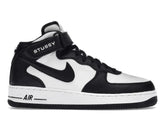 Nike Air Force 1 Mid Stussy Light Bone Black