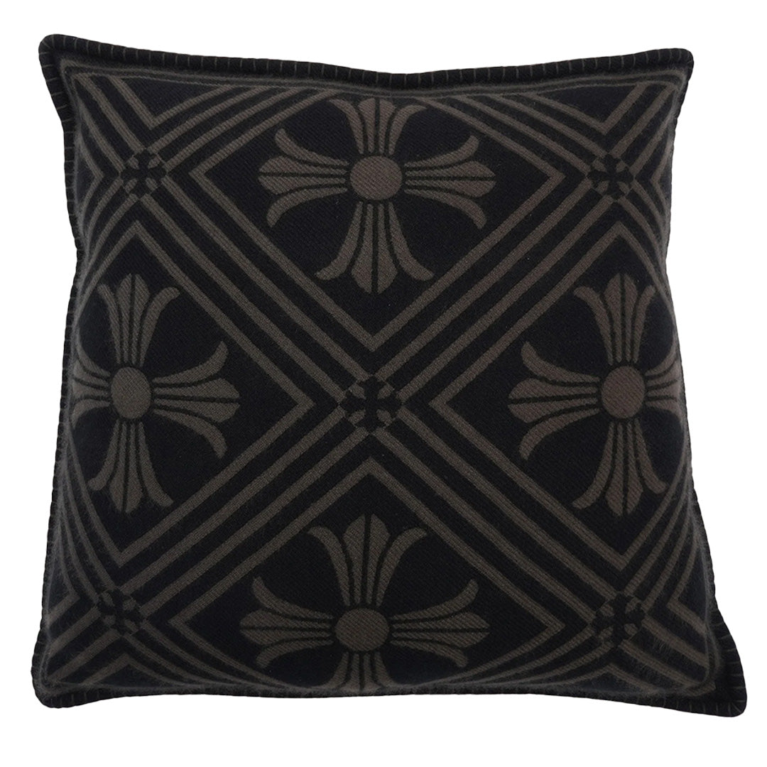 Chrome Hearts Cashmere Pillow Black Brown XL