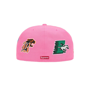 Supreme Mascots S Logo New Era® Fitted Hat Pink